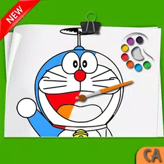Скачать Nobita Doraemon superheroes Coloring pages APK
