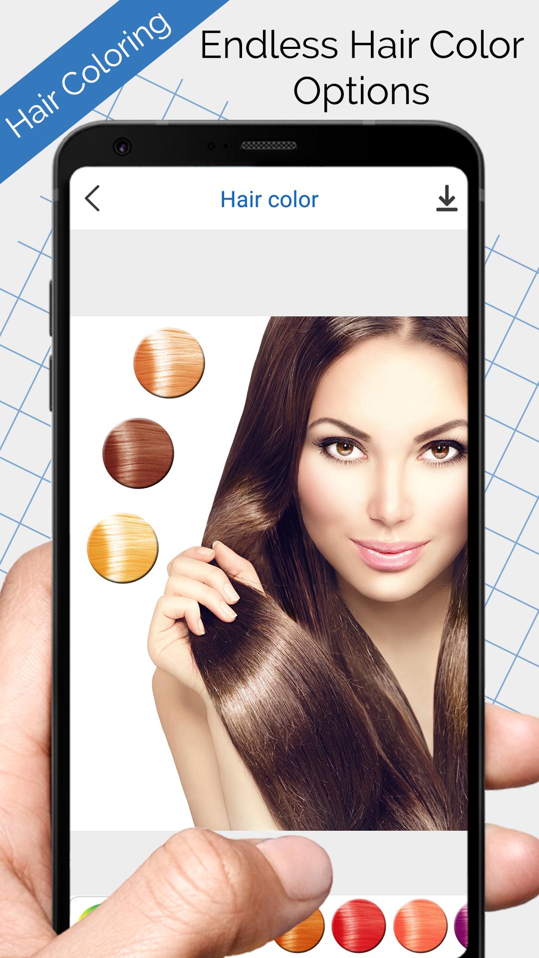 Android Icin Sac Boyama Yeniden Renklendirme Sac Rengi Apk Yi Indir