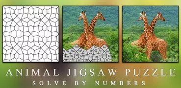 Animal Jigsaw Puzzle: risolvere i numeri