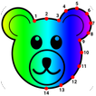 Dot To Dot To Cartoon Colouring Puzzle