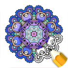 Adult Coloring Book: Stress Relief, Coloring Games icône