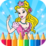 Prinses Coloring Fairyland-icoon