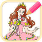 Princess Girls Coloring Games: Fairy Tale world icon