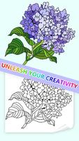 Flower Coloring Book: Votre jardin coloré capture d'écran 2