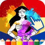 Coloring Pages For Kids : Wonder Women Edition