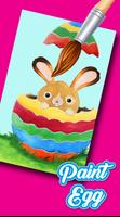 Easter Egg Paint color Affiche