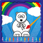 coloring book for kids icon