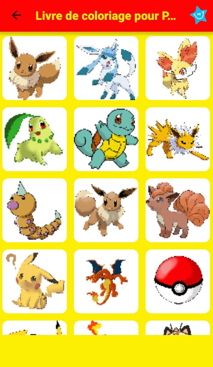 Color By Number Pokemon Pixel Art For Android Apk Download