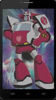 Sandbox Iron Superhero Transformer Color By Number poster