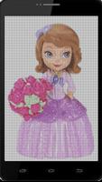 Princess Pixel Art Sandbox Color By Number Drawing capture d'écran 1