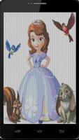 Princess Pixel Art Sandbox Color By Number Drawing captura de pantalla 2