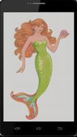 Mermaids Sandbox Paint By Number Drawing Book Page screenshot 2