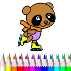 Cartoon Coloring Book Games icon
