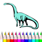 Dragon& Dinosaur Coloring Book آئیکن