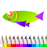Fish Coloring Book for Toddler