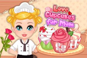 پوستر Love Cupcakes for Mom