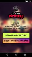 Its My Birthday Photo Frames poster