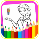 Coloring Princess for Fro zen aplikacja