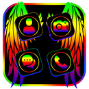 Colorful Angel Wings Theme APK