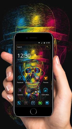 ملون خط الهيكل العظمي الموضوع For Android Apk Download