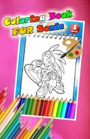 Coloring Book For Sonic Blue 海报