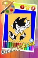 Coloring Book For Sonic Blue capture d'écran 1