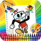 🎨 Cup Hero Coloring Page Game आइकन