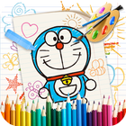 🎨 Superhero Nobita Coloring Doraemon Pages icône