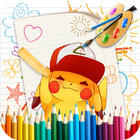 🎨 Coloring Pokemon Book Free иконка