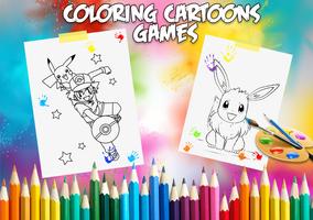 🎨 Coloring Pokemon Book Free Plakat