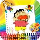 🎨 Coloring Shin Chann Page Game icon