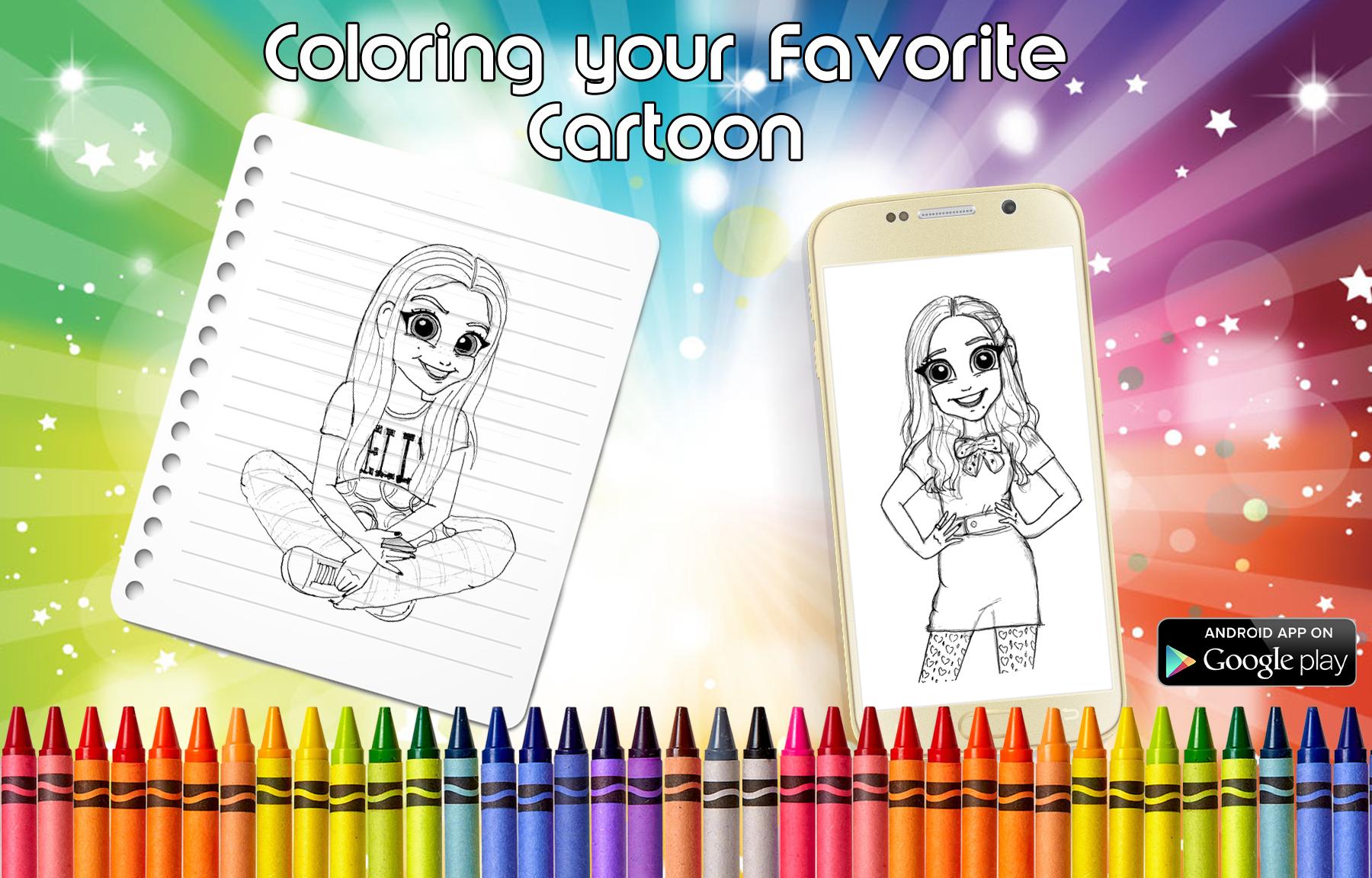 Coloring Soy Luna Book Game For Android Apk Download - tekeningen van roblox roblox free games play now
