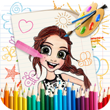 🎨 Coloring Soy Luna Page Game icône