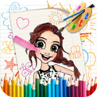 🎨 Coloring Soy Luna Page Game أيقونة