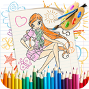 🎨 Coloring Winx Club Page Game APK