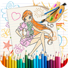 ikon 🎨 Coloring Winx Club Page Game