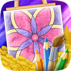 Flower Coloring for Adults icône
