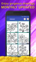 1 Schermata Flower Coloring for Adults