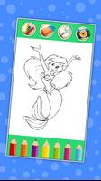 Coloring Book for Mermaids capture d'écran 2