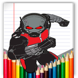 ant man coloring - antman coloring
