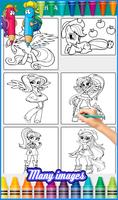 Coloring My Little Pony Equestria Girls for fans screenshot 1