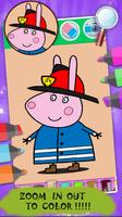 Coloring Book For Kids: Pepa Pig स्क्रीनशॉट 1