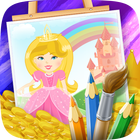 آیکون‌ Fairy Tale Coloring Books