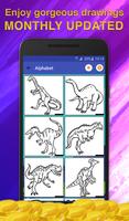 Dinosaur Kids Coloring Book imagem de tela 1