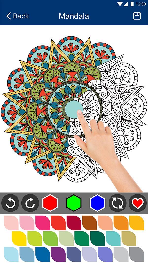 mandala colouring book  mandala coloring pages for android