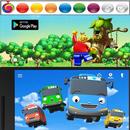The coloring Lego tayo movie game APK