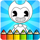 How To Color bendy and the ink machine - for kids- APK