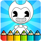 How To Color bendy and the ink machine - for kids- icon