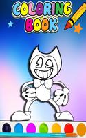 How To Color bendy and the ink machine - for kids- screenshot 3