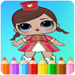 How To Color LOL Surprise Doll (coloring  game )